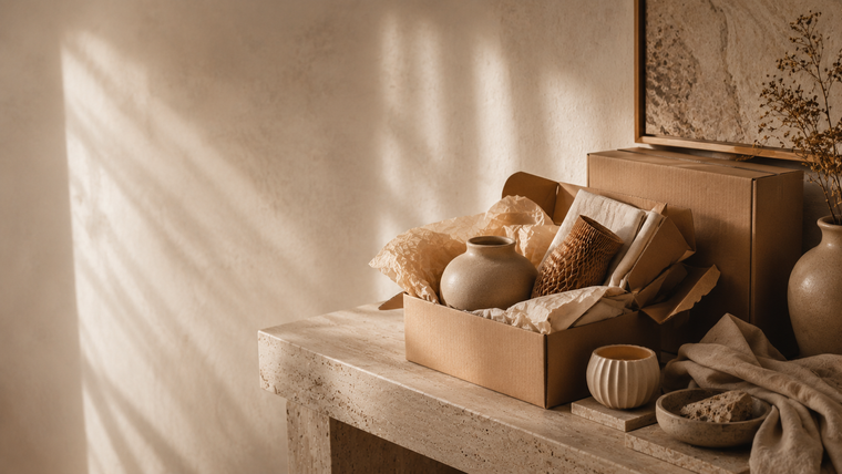 Seu pedido chega com cuidado até você. - Viorenna Maison Decor