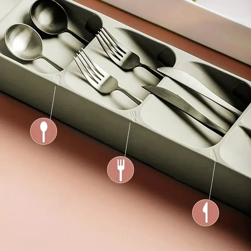 Bandeja Organizadora Multiuso para Talheres otimizando a rotina da cozinha