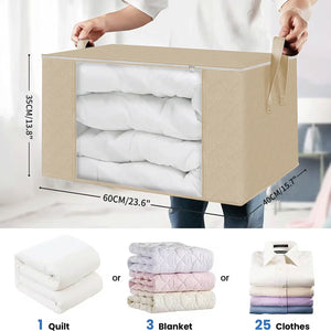 Bolsa Organizadora para Enxoval e Cobertores em cama posta
