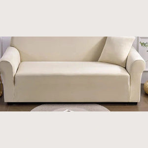 Capa bege selecionada na variante 2 Lugares de 145 a 185 cm