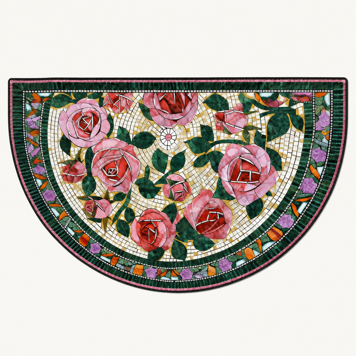 Capacho Floral para Entrada e Jardim em imagem complementar do produto – Viorenna