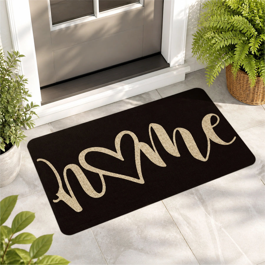 Capacho Home em entrada clara com decoração natural – Viorenna