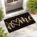 Capacho Home em entrada clara com decoração natural – Viorenna