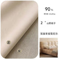 Cortina Blackout Bege em Chenille para Sala em quarto decorado