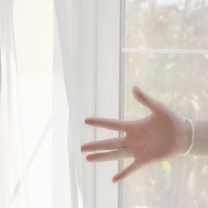 Cortina Voil Transparente Branca para Janela em sala decorada