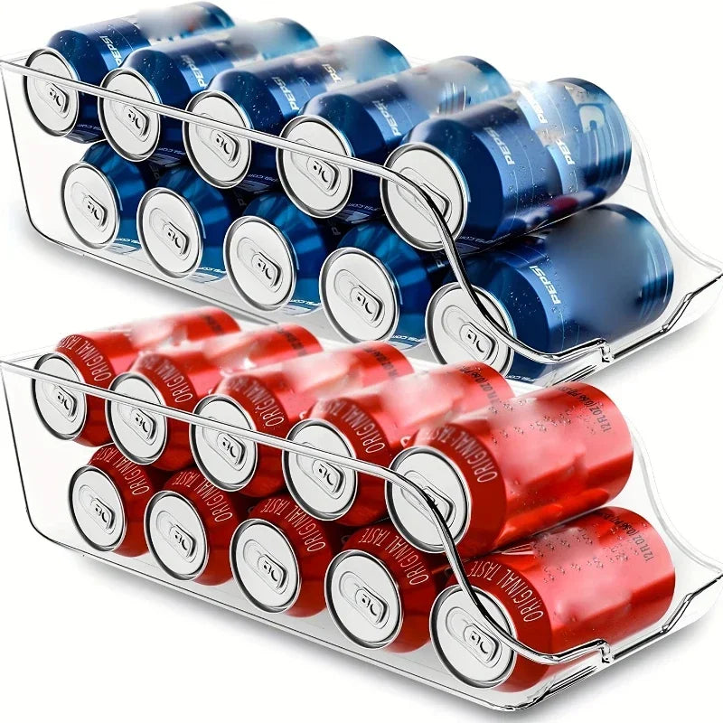 Dispenser de Latas para Geladeira e Despensa em geladeira organizada