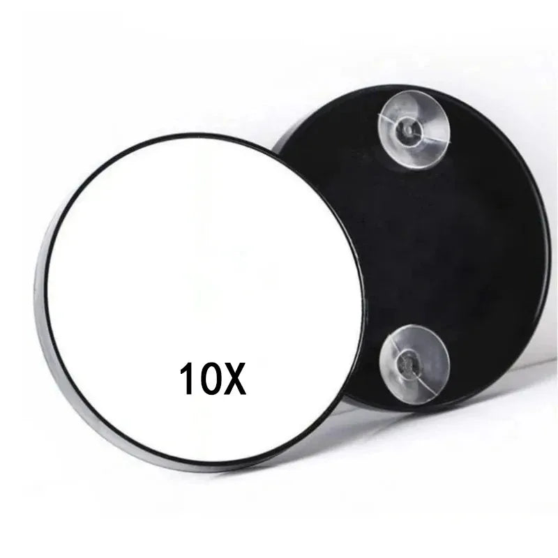 Espelho Compacto 30x com Ventosa para Detalhes em banheiro ou lavabo