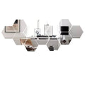 Espelhos Decorativos Hexagonais Adesivos em banheiro ou lavabo