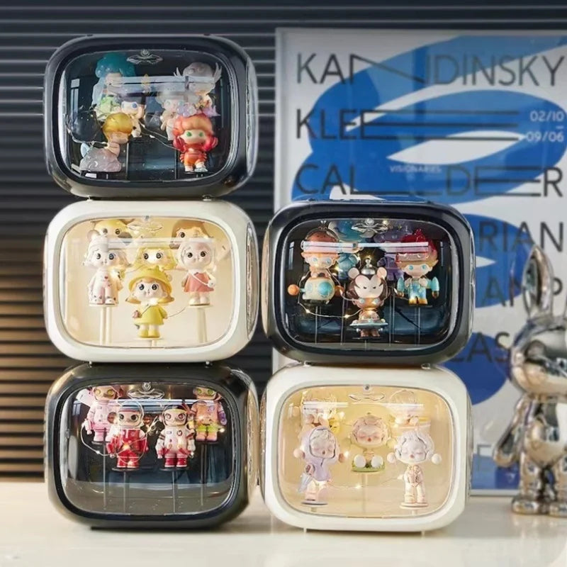Expositor com LED para Miniaturas e Blind Box na galeria do produto