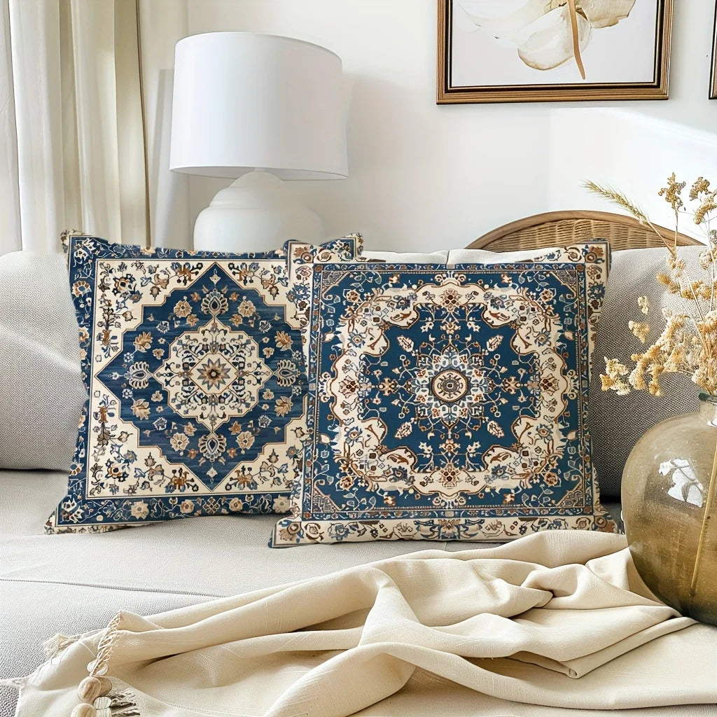 Kit de Capas de Almofada Boho para Sala em sala decorada