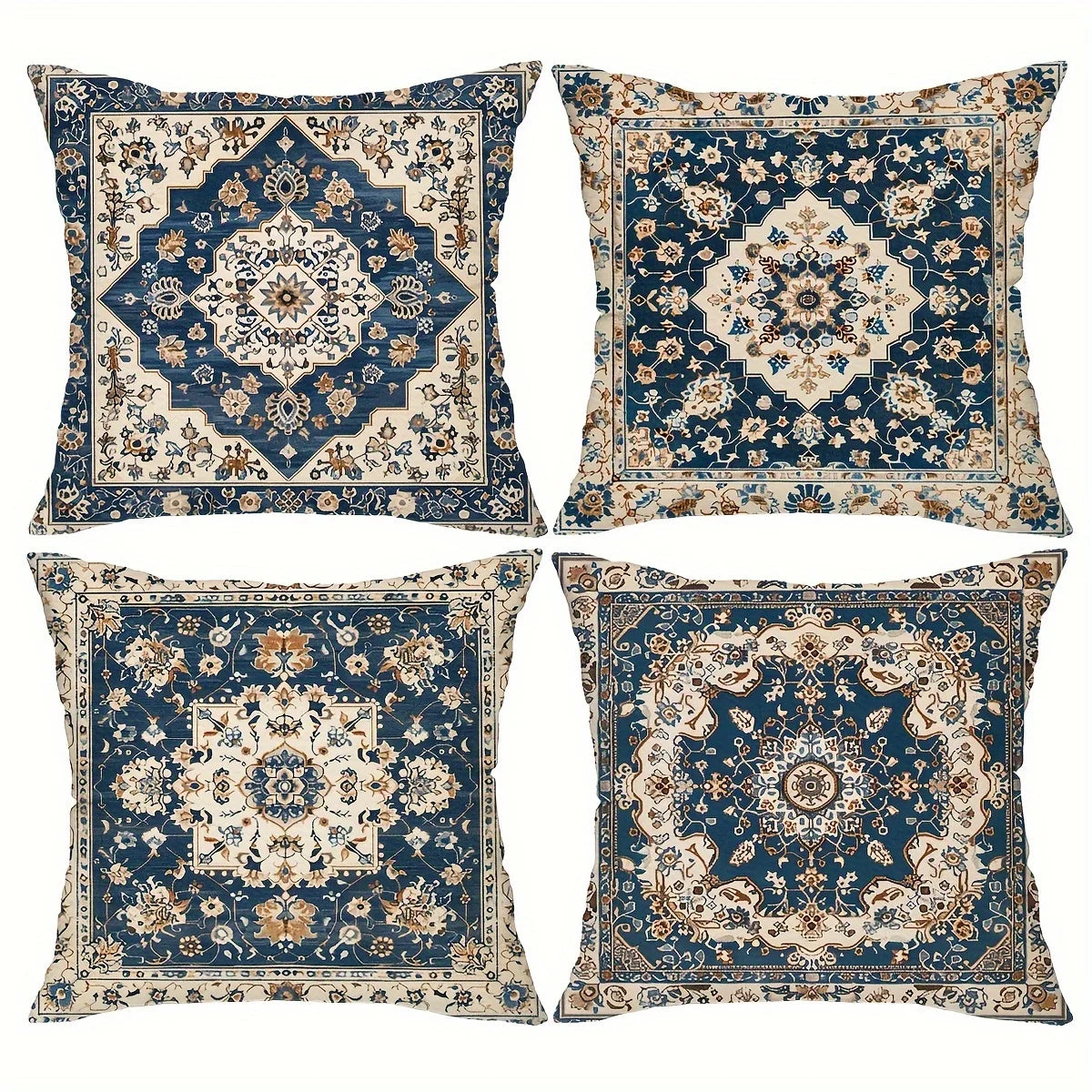 Kit de Capas de Almofada Boho para Sala em sala decorada