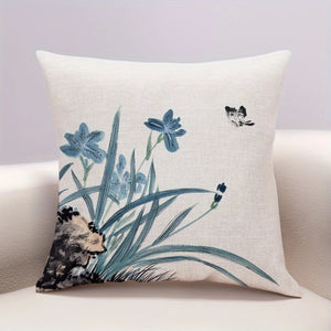 Kit de Capas de Almofada Oriental Floral com detalhe de textura e acabamento