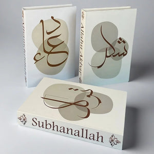 Kit Livros Decorativos para Mesa de Centro com detalhe de textura e acabamento