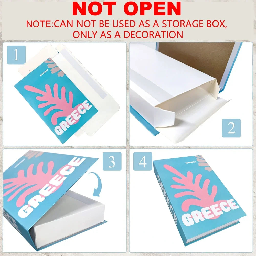 Kit Livros Decorativos para Mesa de Centro no cantinho do café