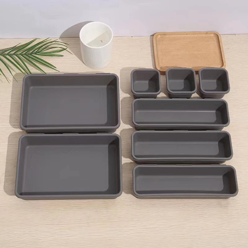 Kit Organizador de Gavetas para Banheiro e Maquiagem em banheiro ou lavabo