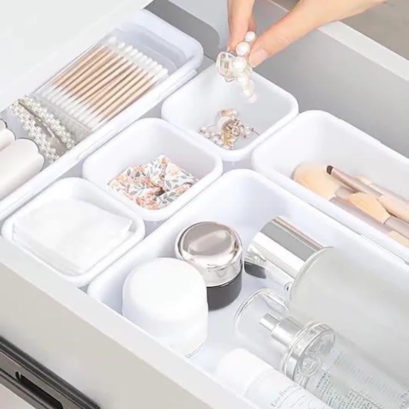 Kit Organizador de Gavetas para Banheiro e Maquiagem em banheiro ou lavabo
