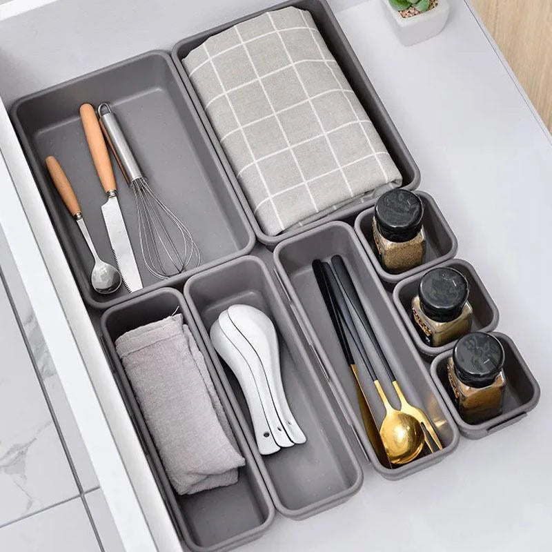 Kit Organizador de Gavetas para Banheiro e Maquiagem em banheiro ou lavabo