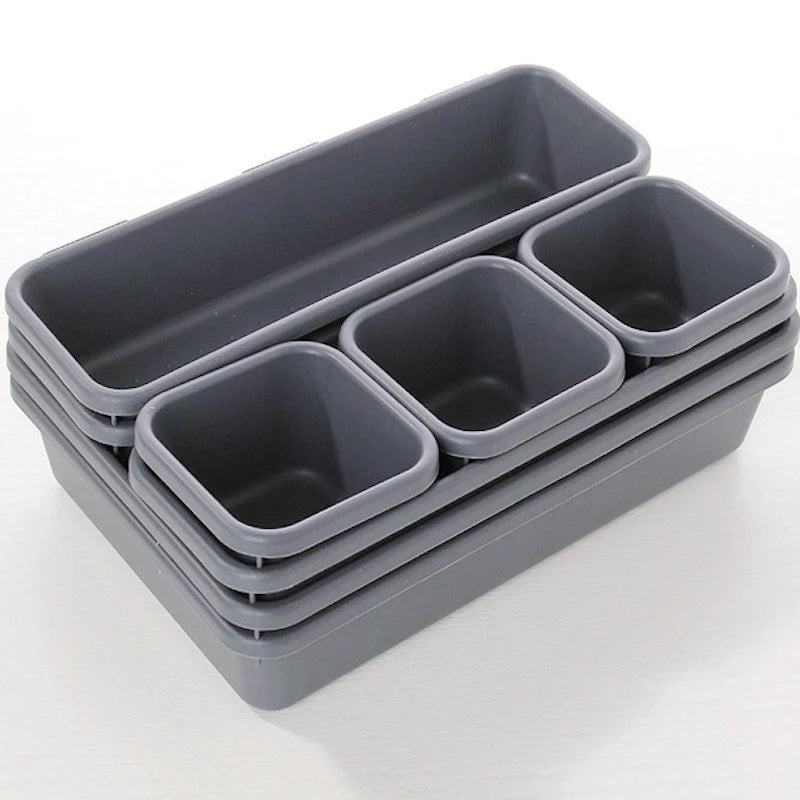 Kit Organizador de Gavetas para Banheiro e Maquiagem em banheiro ou lavabo