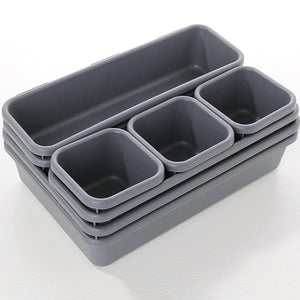 Kit Organizador de Gavetas para Banheiro e Maquiagem em banheiro ou lavabo