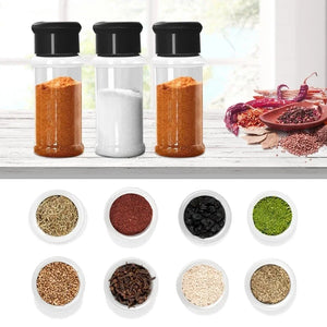 Kit Porta Temperos para Sal, Pimenta e Especiarias otimizando espaço na cozinha