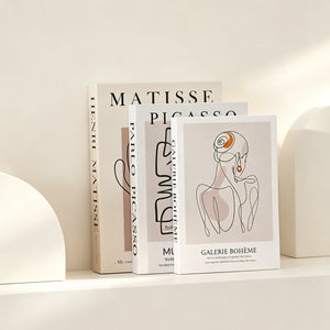 Livros Decorativos com Caixa para Sala e Aparador com detalhe de textura e acabamento