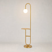 Dourado com Mesa em Ferro — Luz Quente