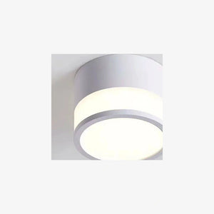 Luminária de teto LED branca 9W com luz natural 4000K