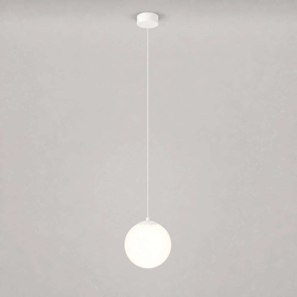 Lustre pendente na variante Branco com 1 luminária