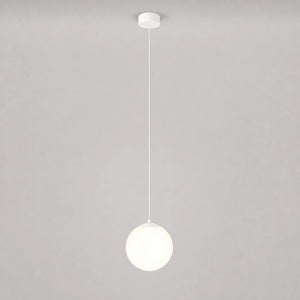 Lustre pendente na variante Branco com 1 luminária