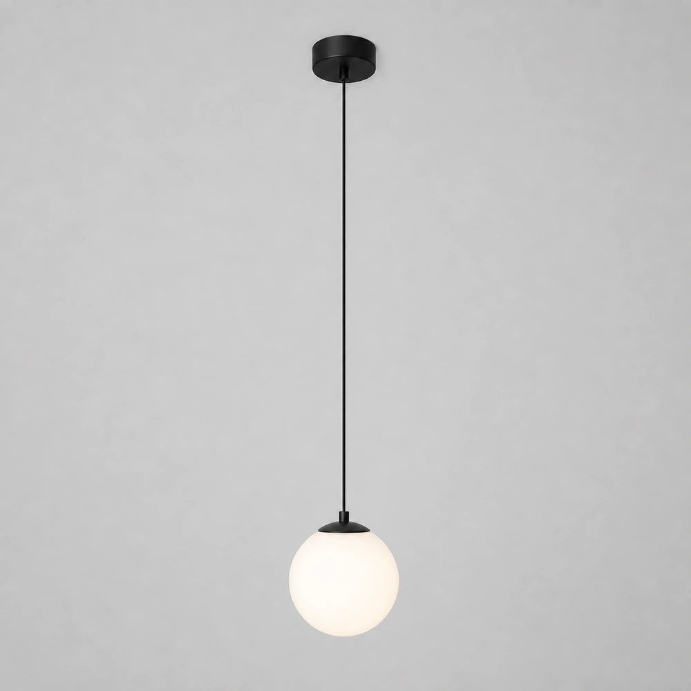 Lustre pendente na variante Preto com 1 luminária