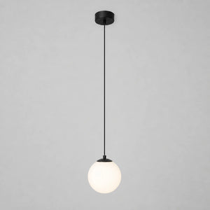 Lustre pendente na variante Preto com 1 luminária