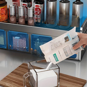 Organizador de Cozinha com Porta Temperos de Parede com temperos organizados