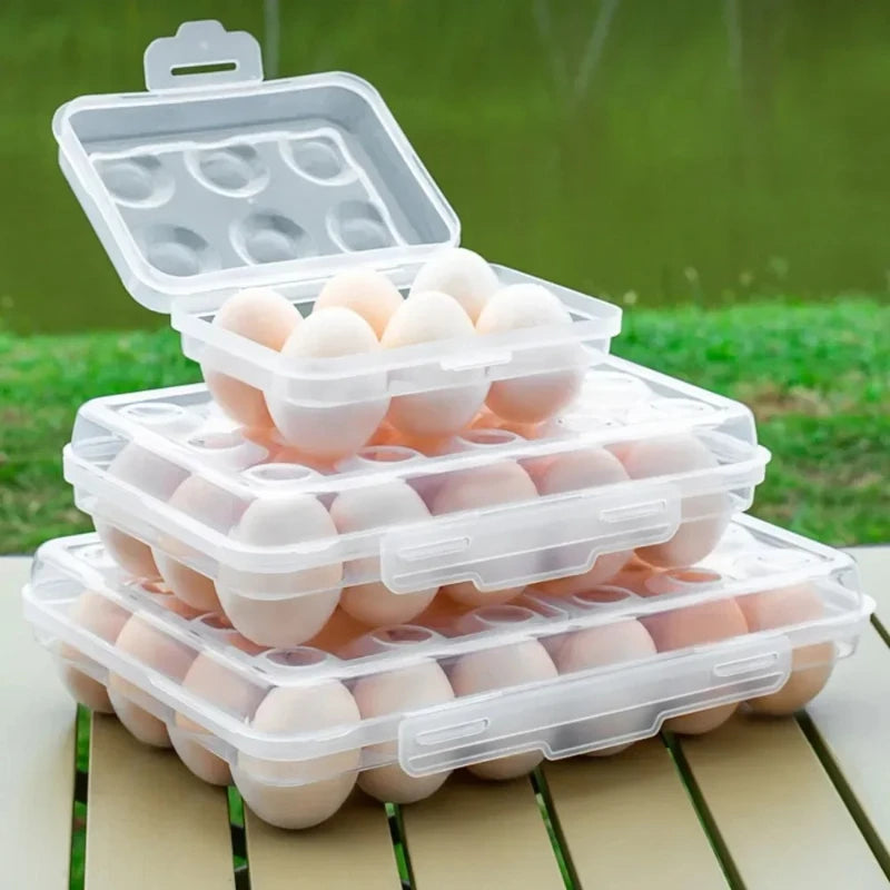 Organizador de Ovos com Tampa para Geladeira em geladeira organizada