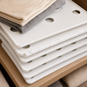 Organizador Dobrável para Camisetas e Malhas em imagem close material premium - Viorenna