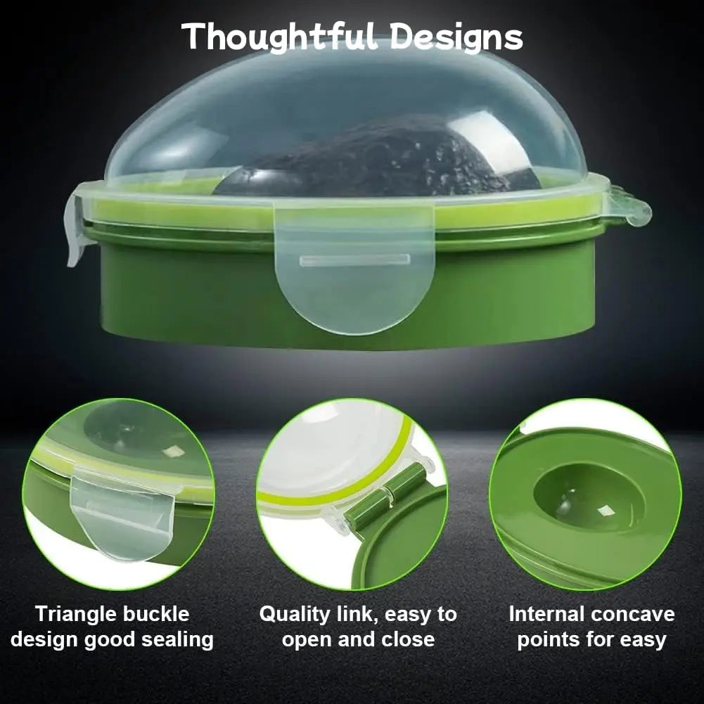 Porta Abacate para Geladeira com Tampa otimizando espaço na geladeira