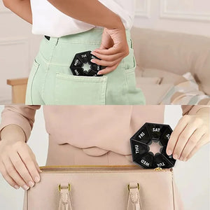 Porta Comprimidos Semanal Portátil para Viagem na galeria do produto