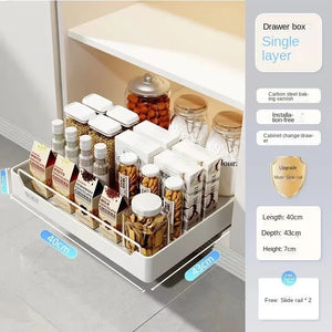 Porta Temperos com Trilho para Armário Planejado na galeria do produto