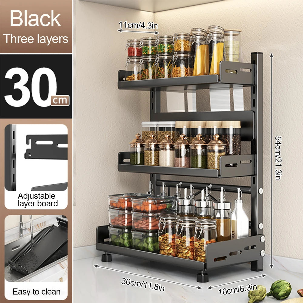 Porta Temperos de Bancada com 3 Níveis na galeria do produto