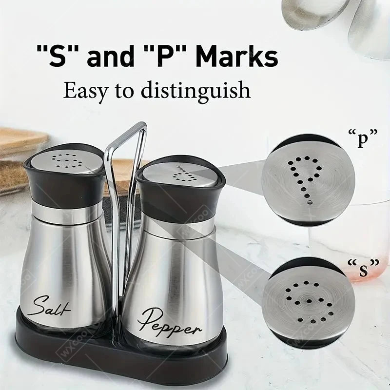 Porta Temperos de Vidro com Suporte para Cozinha com detalhe de textura e acabamento