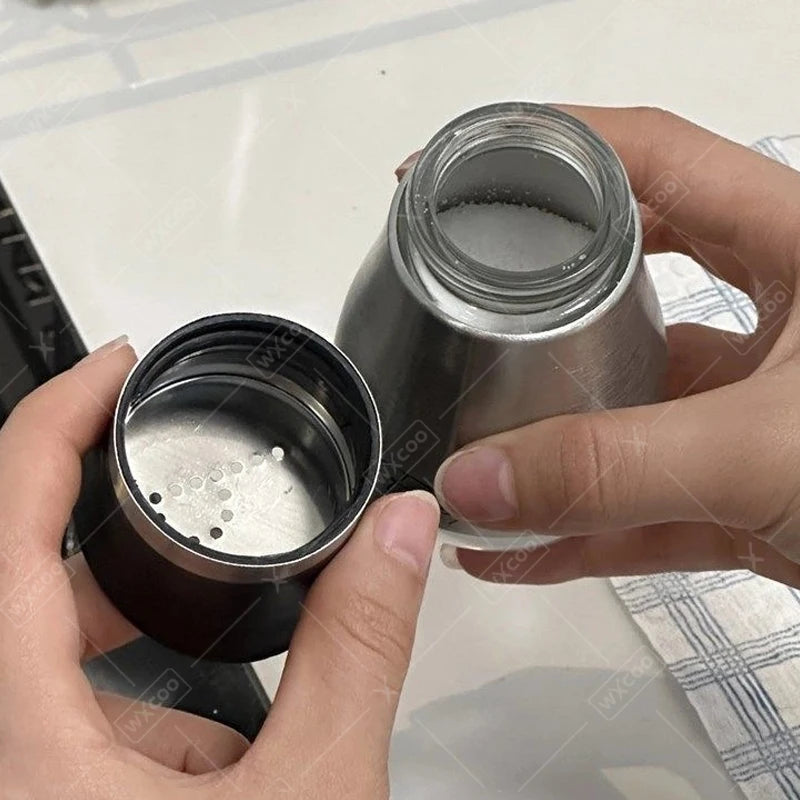 Porta Temperos de Vidro com Suporte para Cozinha na galeria do produto