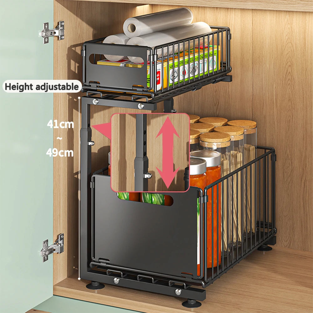 Porta Temperos Duplo Deslizante para Armário com detalhe de textura e acabamento
