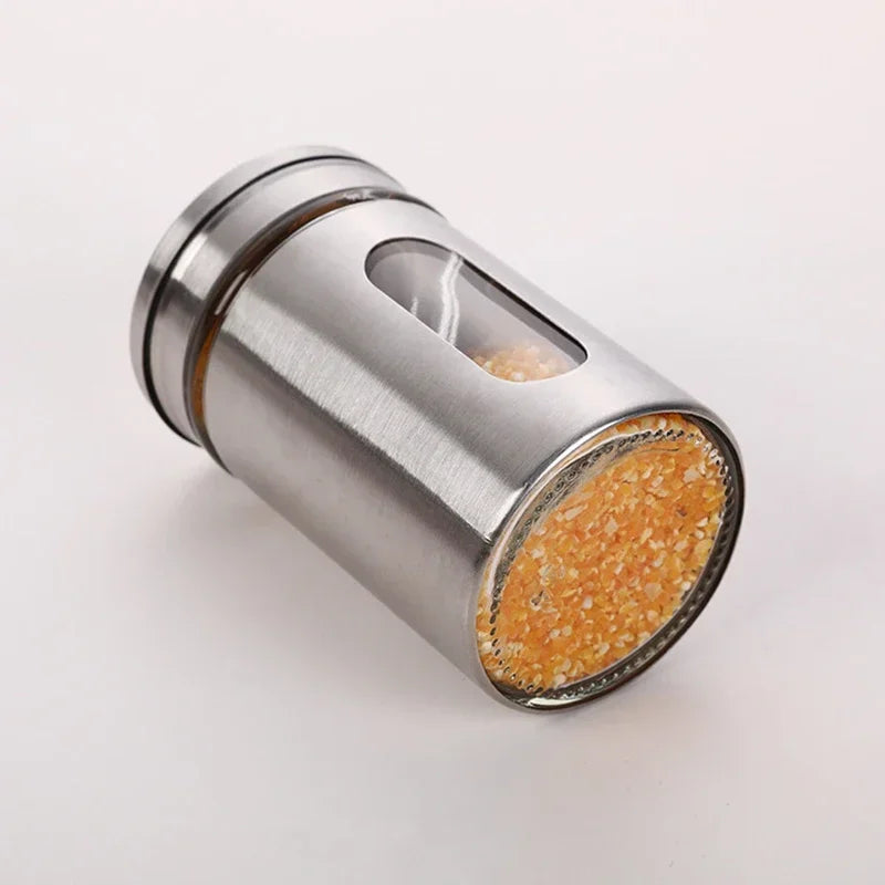 Porta Temperos Giratório em Inox para Bancada na galeria do produto