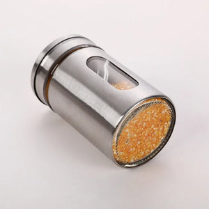 Porta Temperos Giratório em Inox para Bancada na galeria do produto