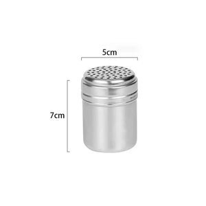 Porta Temperos Multiuso em Inox com Tampa Rotativa na galeria do produto
