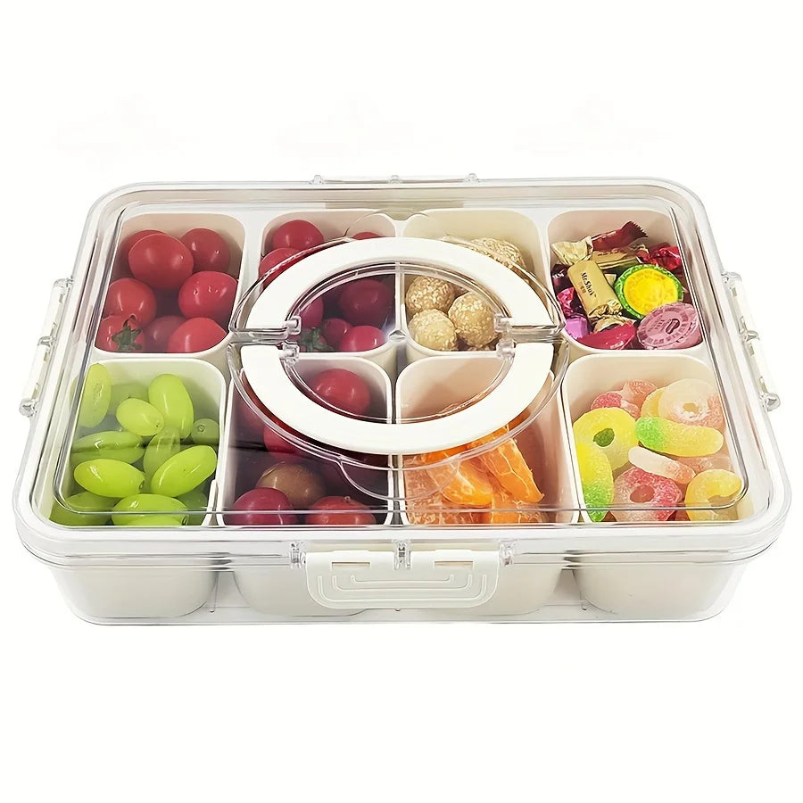 Pote Hermético Divisório para Snacks e Frutas na galeria do produto