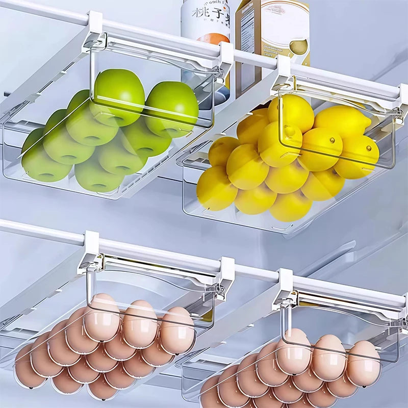 Potes Herméticos para Frutas e Verduras em cozinha organizada