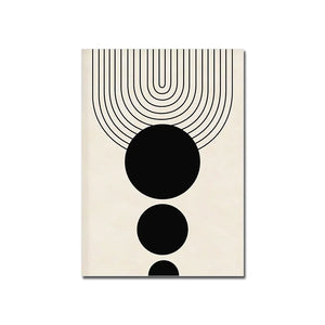 Quadro Decorativo Geométrico para Sala em sala decorada