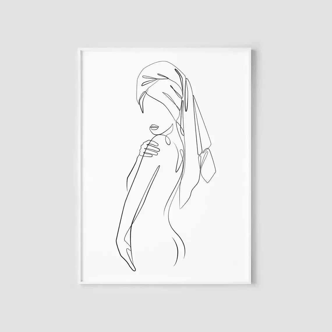 Quadro Decorativo Minimalista para Sala em sala decorada
