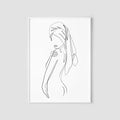 Quadro Decorativo Minimalista para Sala em sala decorada