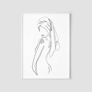 Quadro Decorativo Minimalista para Sala em sala decorada